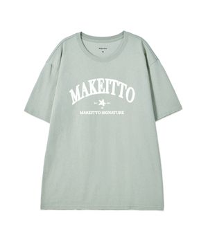 [PAINTING LETTERING]CREW NECK TEE_MINT