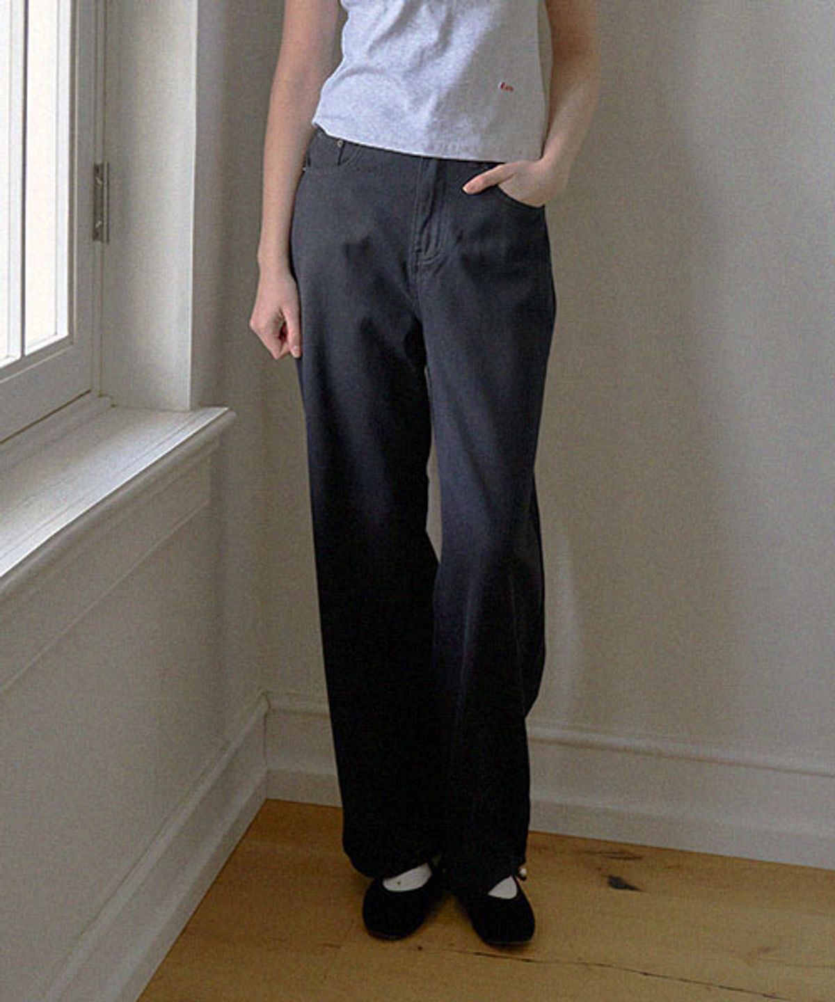헤인트(HAINT) EVE WIDE STRAIGHT PANTS_BLACK