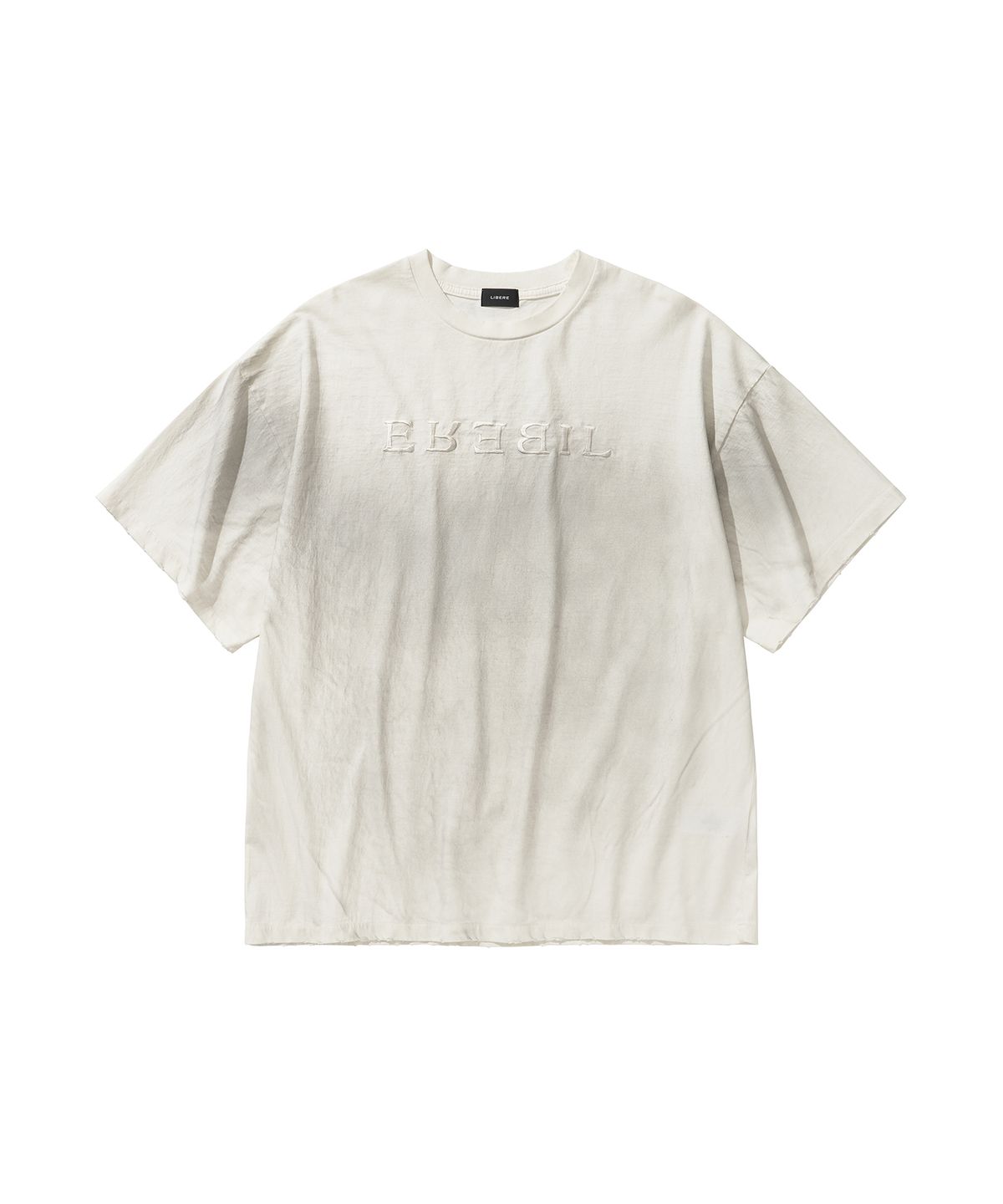 리베레(LIBERE) ELEGANT DISARRY T-SHIRT / WHITE
