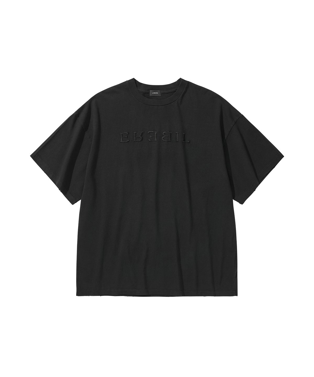 리베레(LIBERE) ELEGANT DISARRY T-SHIRT / BLACK