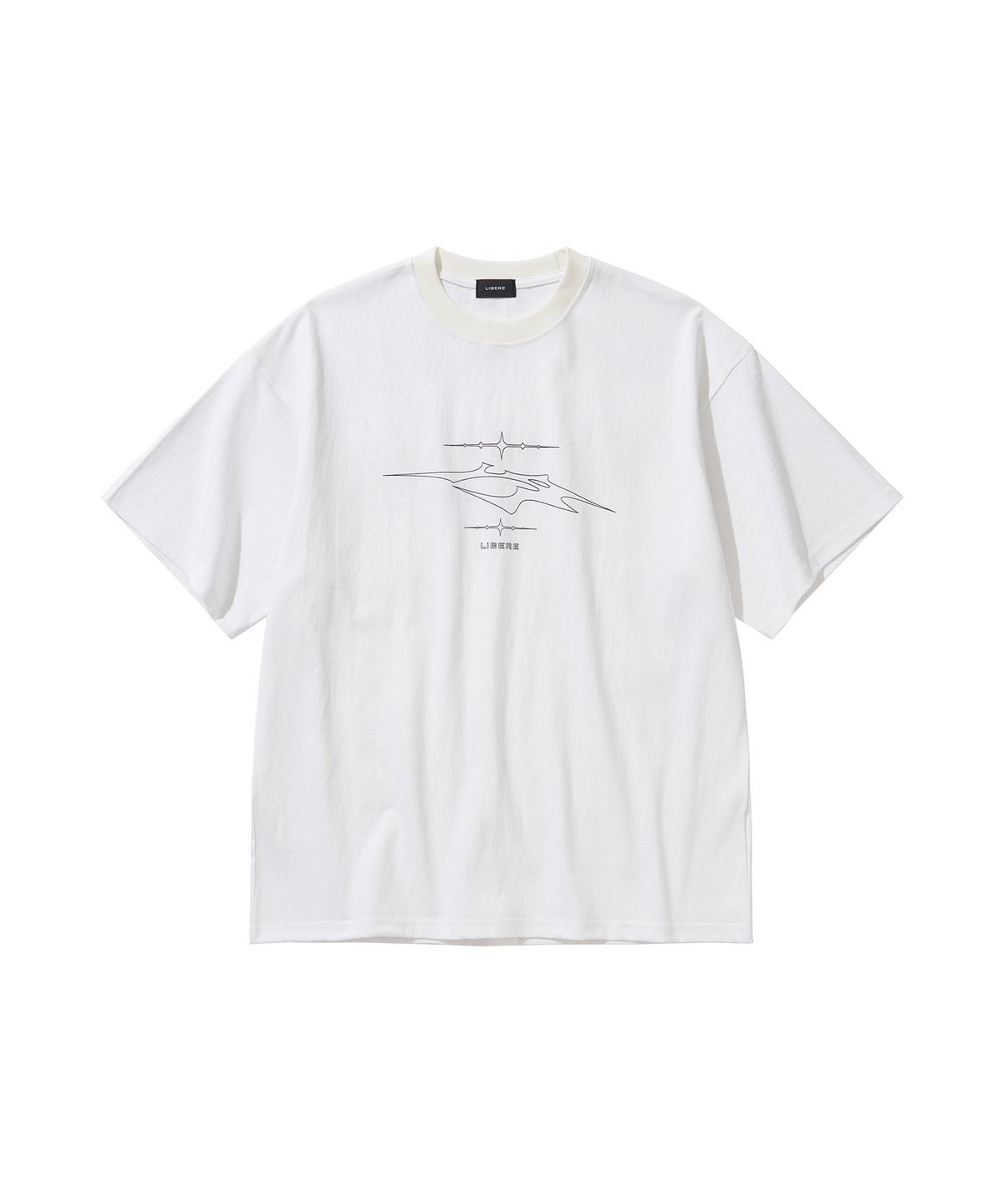 리베레(LIBERE) LR LOGO T-SHIRT / WHITE