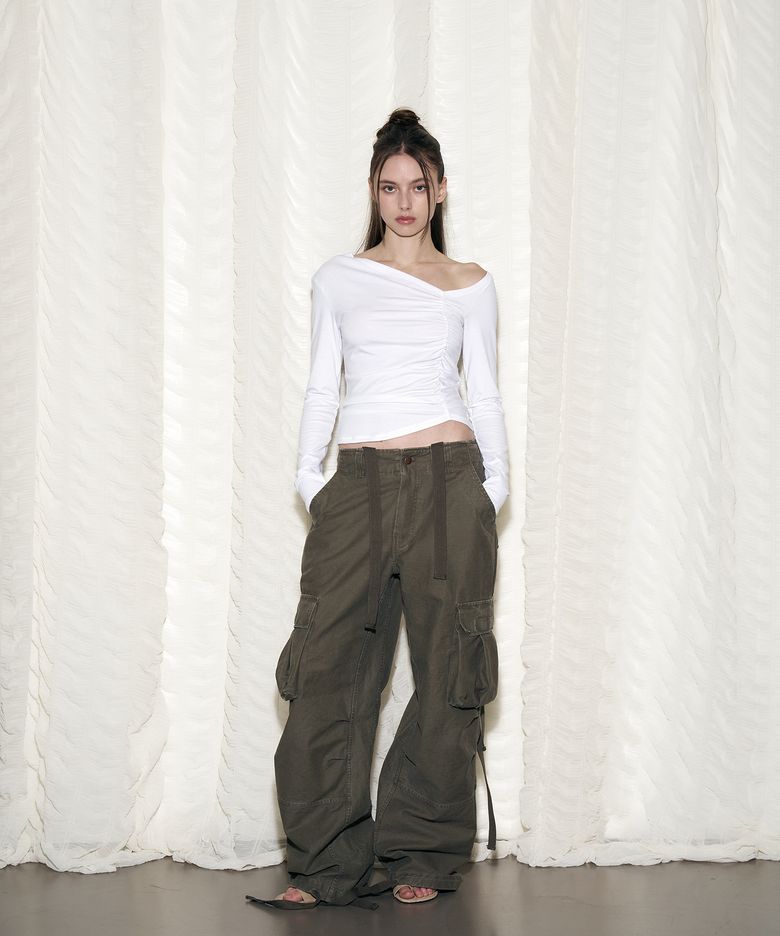 Tex Wide Work Pants (Washed Khaki)