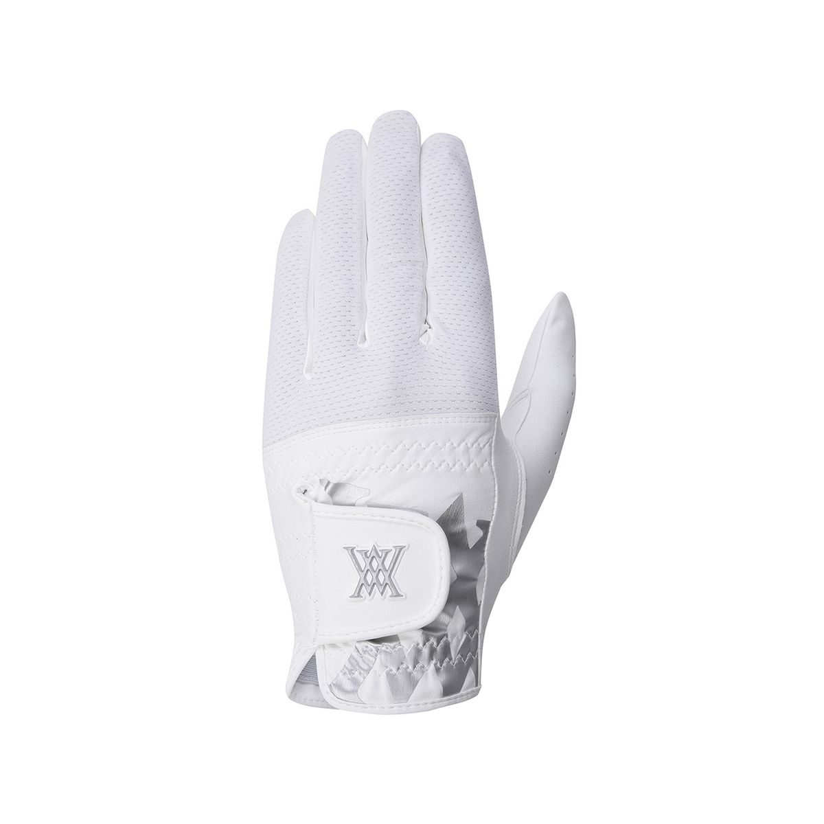 어뉴골프(ANEW GOLF) MEN LOGO POINT MESH GLOVES (LH)_WH