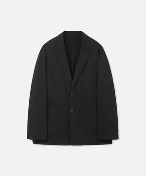 다이드 워싱 셋업 자켓 BLACK