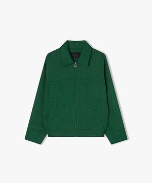 [25SS] LLS32510 그린 트위드 집업 자켓