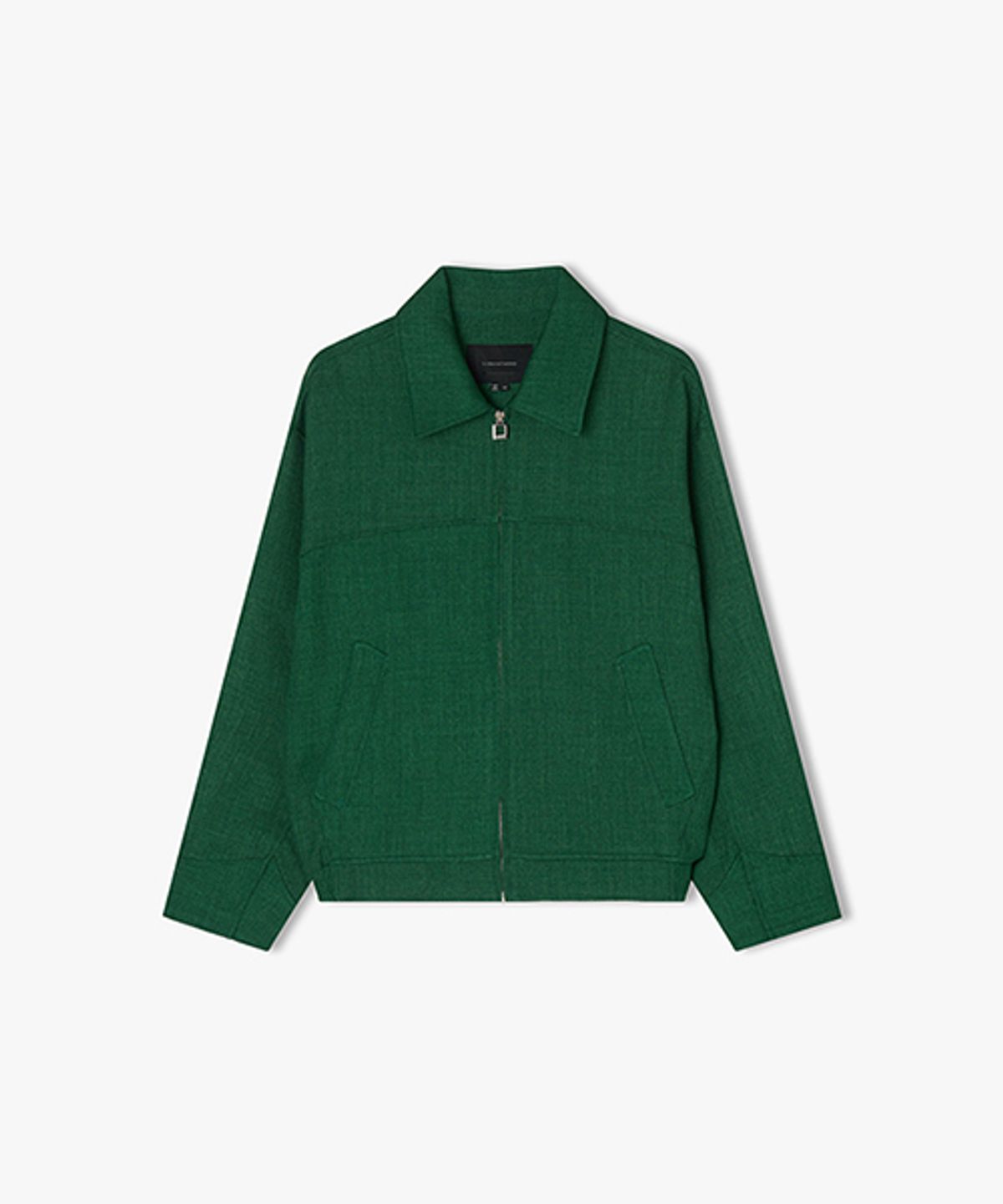 리버클래시(LIBERCLASSY) [25SS] LLS32510 그린 트위드 집업 자켓