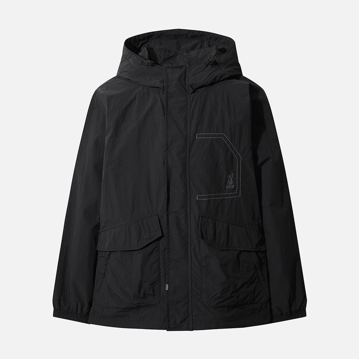 디오디(DOD) 하이플렉스 안감 후드 자켓 남자(BLACK(블랙))