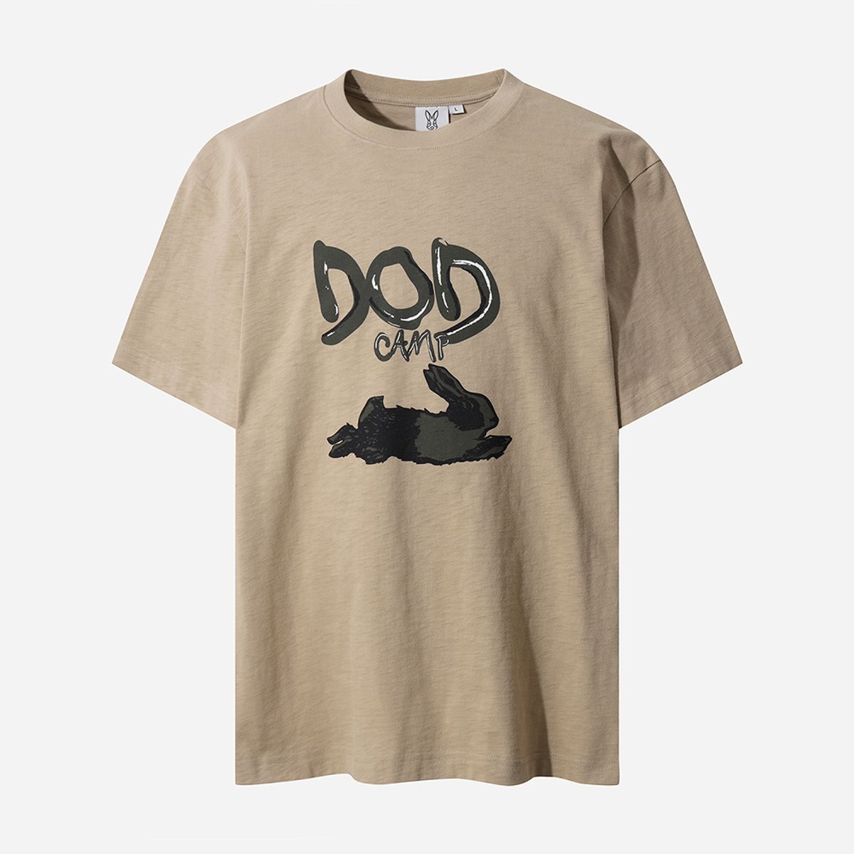 디오디(DOD) 슬럽 크루넥 티셔츠(TAN)