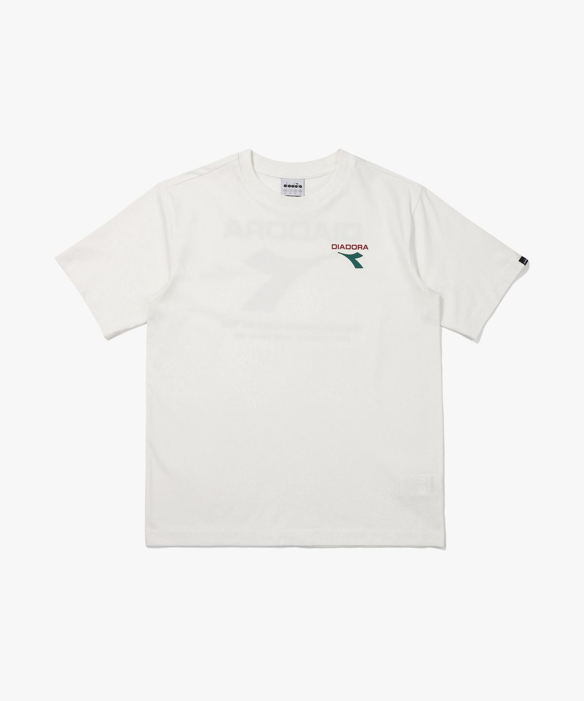 디아도라(diadora) 프리즈 레거시 반팔 티셔츠 OFF WHITE