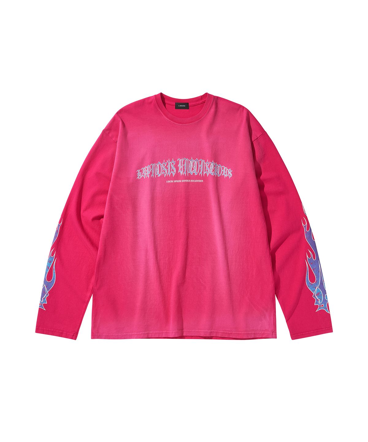 리베레(LIBERE) FLAME LONG SLEEVE TEE / PINK