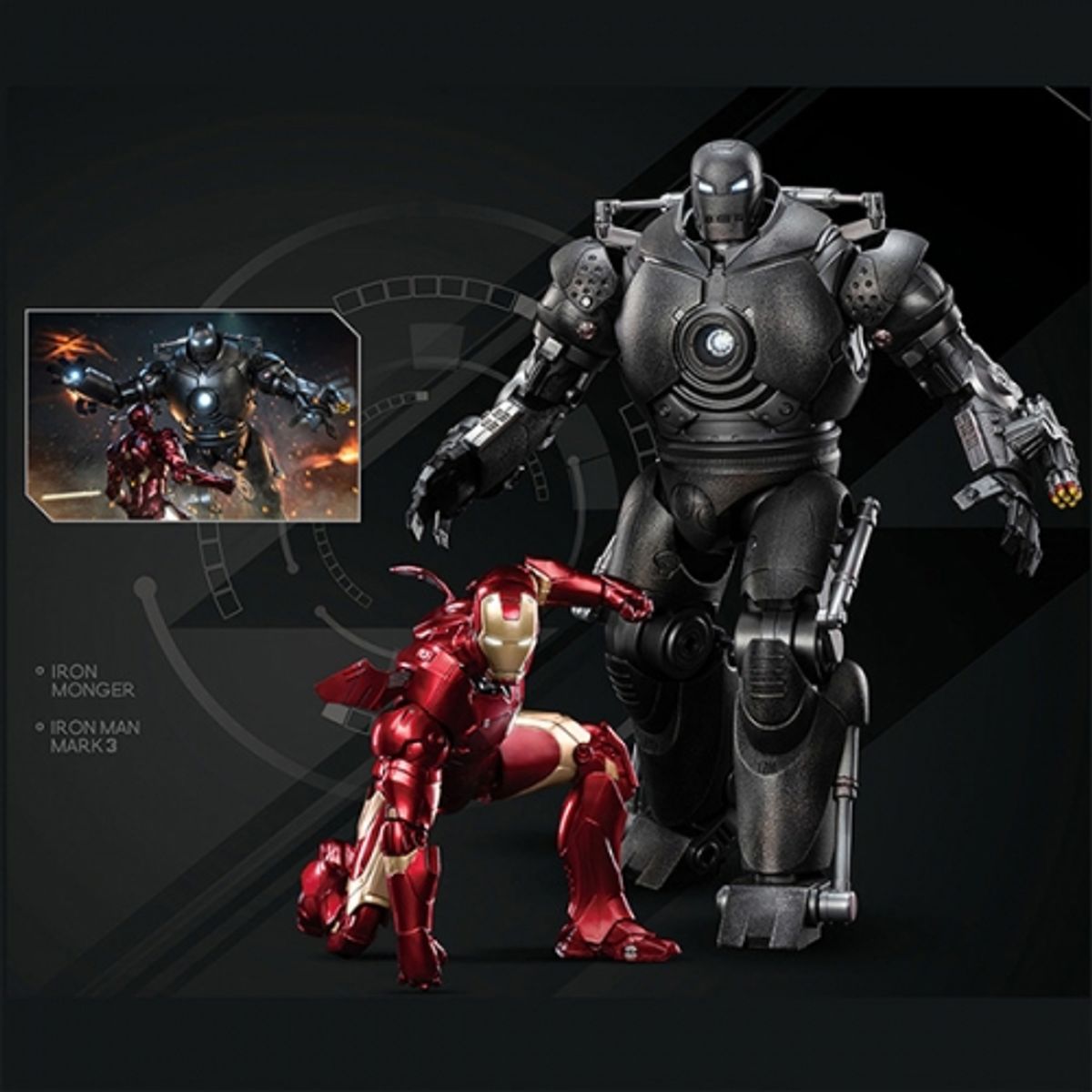 마블컬렉션(MARVELCOLLECTION) [ZD TOYS] 마크3 & 아이언 몽거 세트