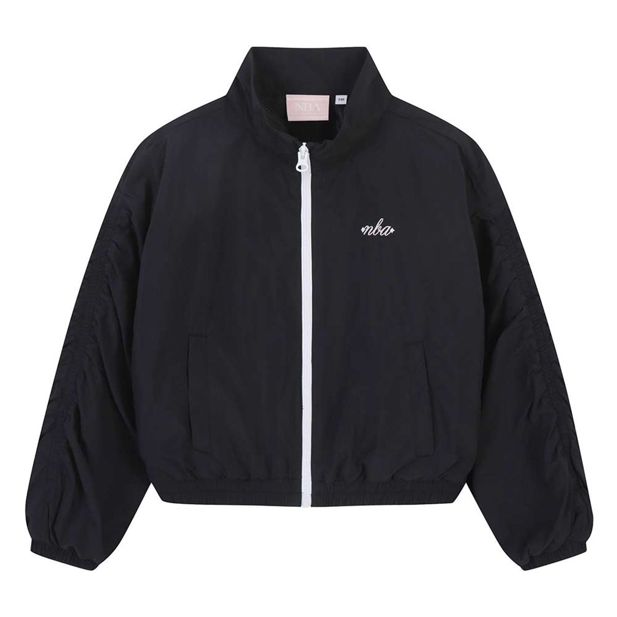 엔비에이 키즈(NBA KIDS) 여아 크롭 집업 점퍼(K251JP650P) 블랙