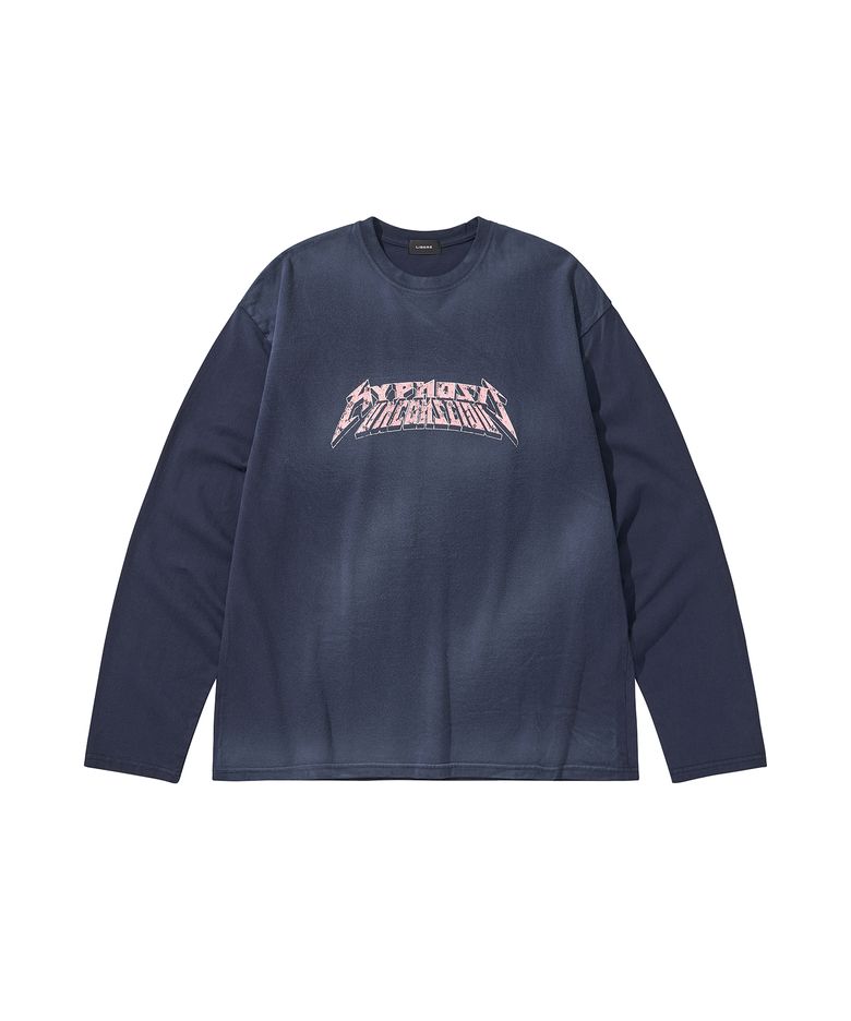 WASHED LONG SLEEVE TEE / FUTURE DUSK