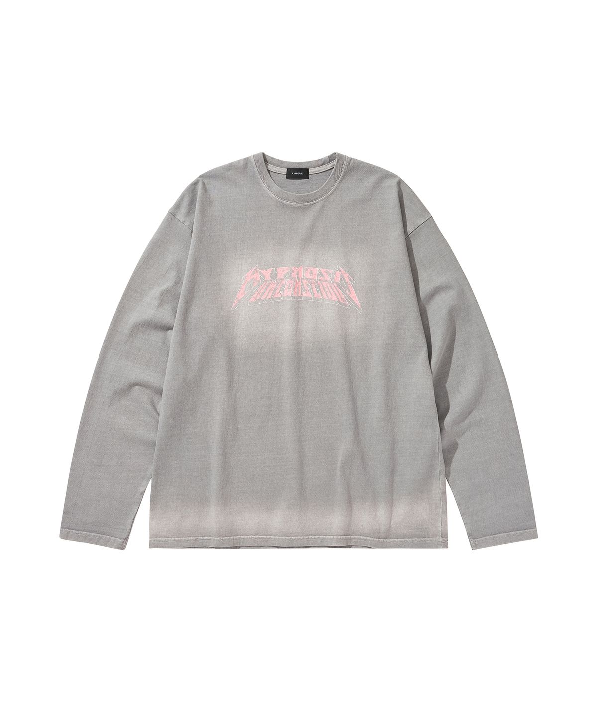 리베레(LIBERE) WASHED LONG SLEEVE TEE / GRAY