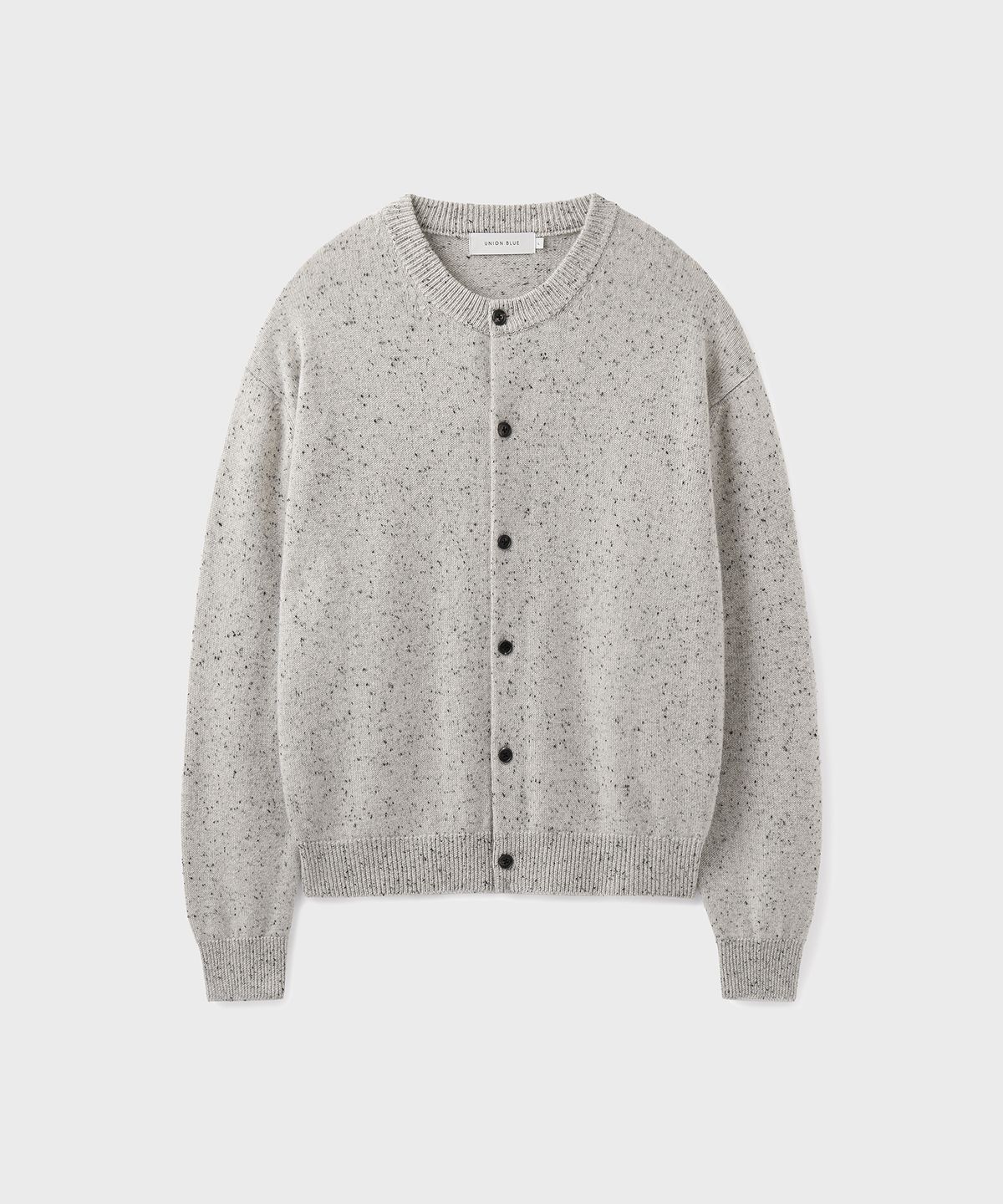 유니온블루(UNION BLUE) DONEGAL CASHMERE 100 CARDIGAN [FOSSIL]