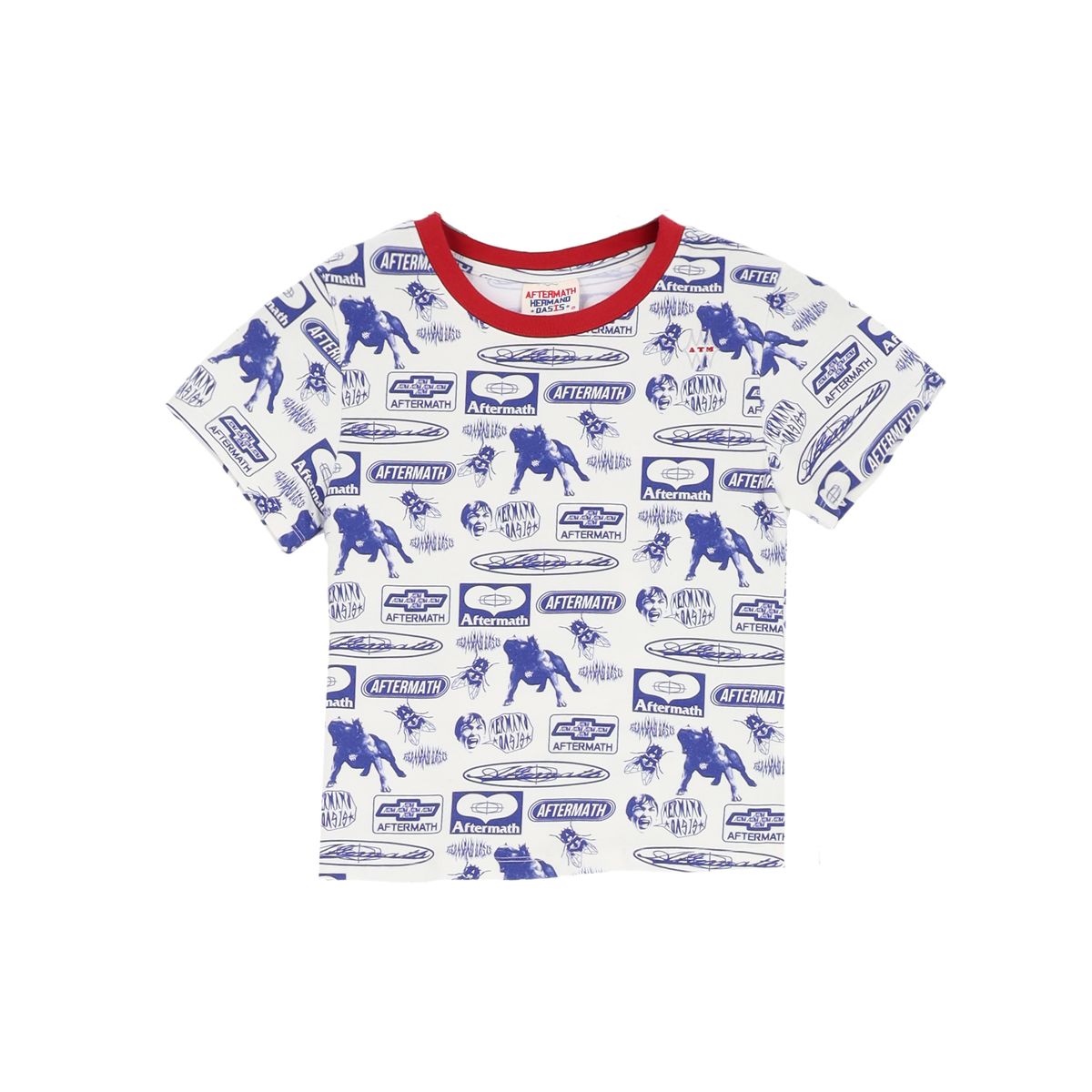 애프터매스(AFTERMATH) W FULL PRINT TEE [CREAM]