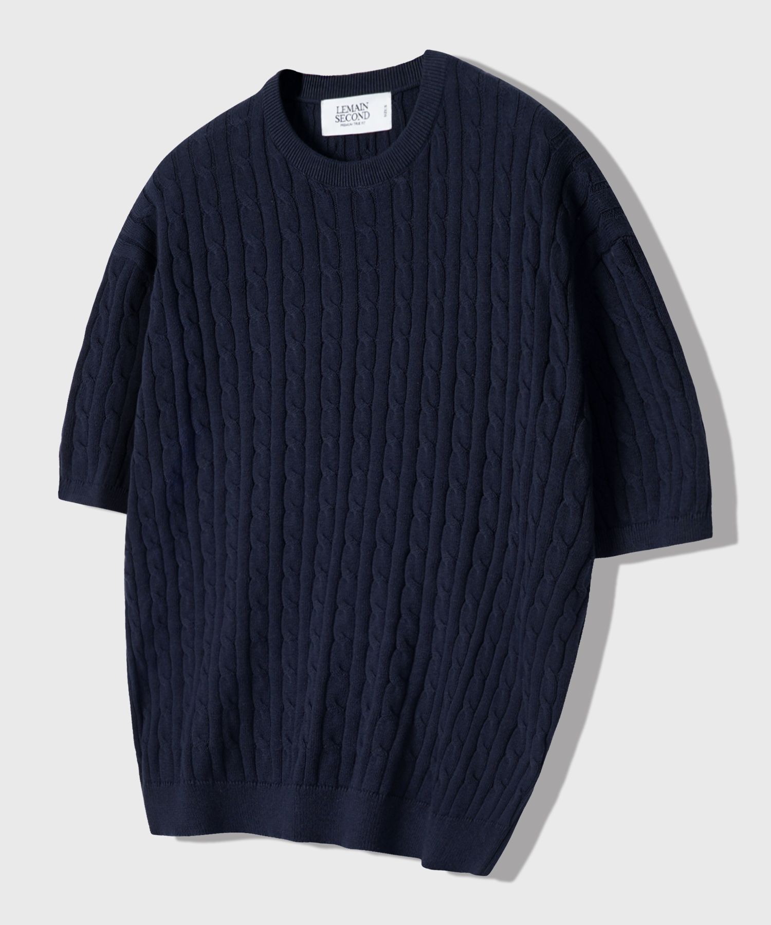 Luela Short Sleeve Knit Navy main image 0