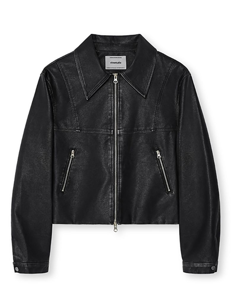 WOMAN BARRIO SINGLE RIDER JACKET [BLACK]