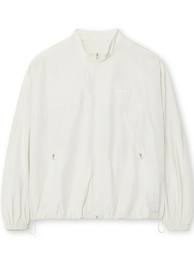 WOMAN STITCH WIND JACKET [CREAM]
