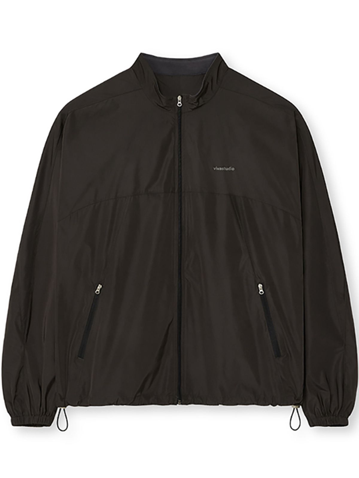 비바스튜디오(VIVASTUDIO) WOMAN STITCH WIND JACKET [CHARCOAL]