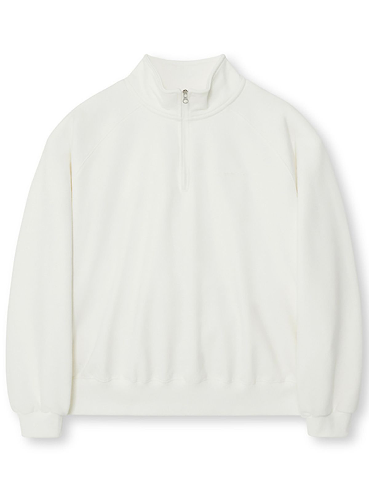 비바스튜디오(VIVASTUDIO) WOMAN HALF-ZIP SWEATSHIRT [WHITE]
