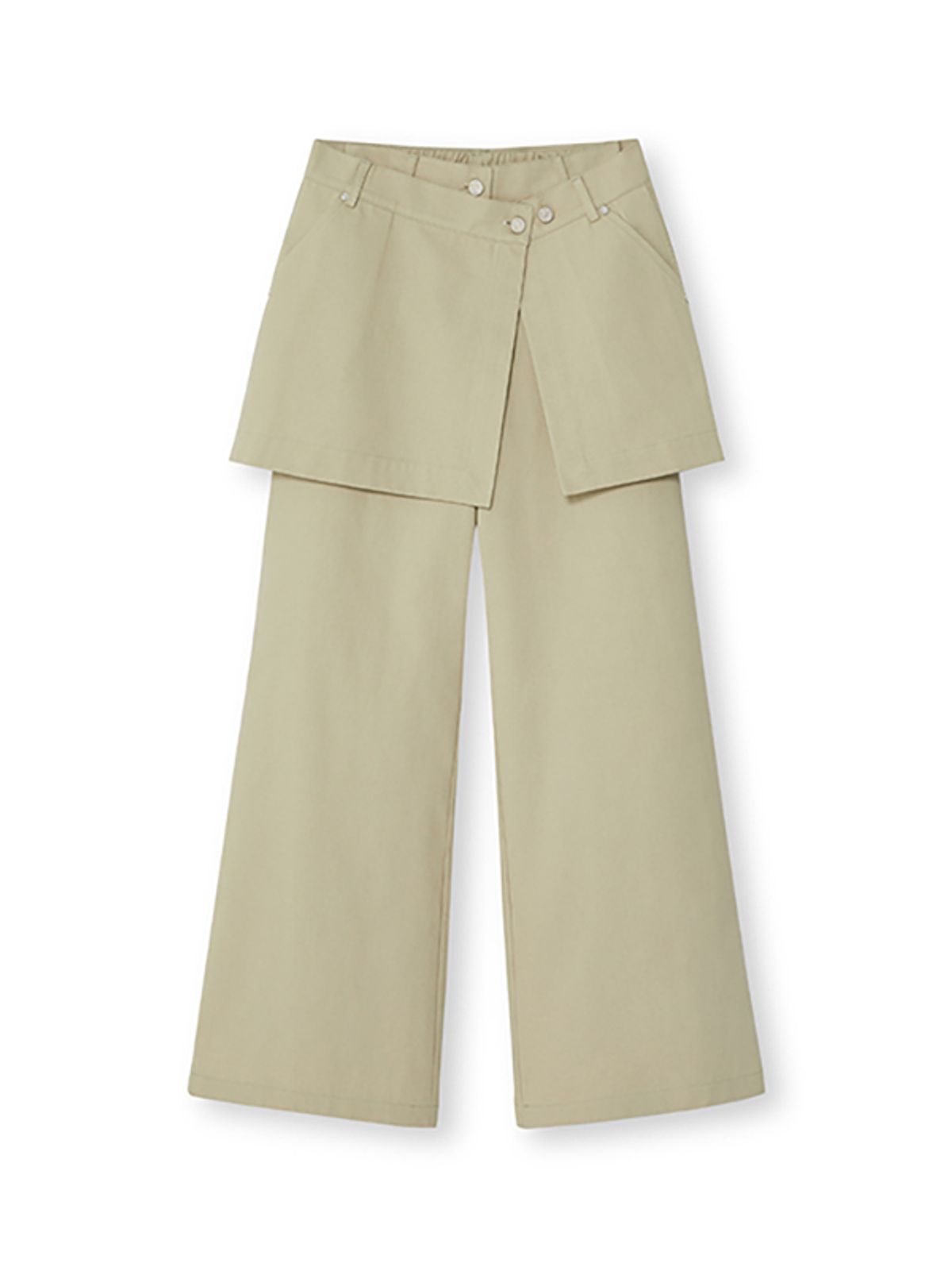 비바스튜디오(VIVASTUDIO) WOMAN SKIRT DOUBLE PANTS [BEIGE]