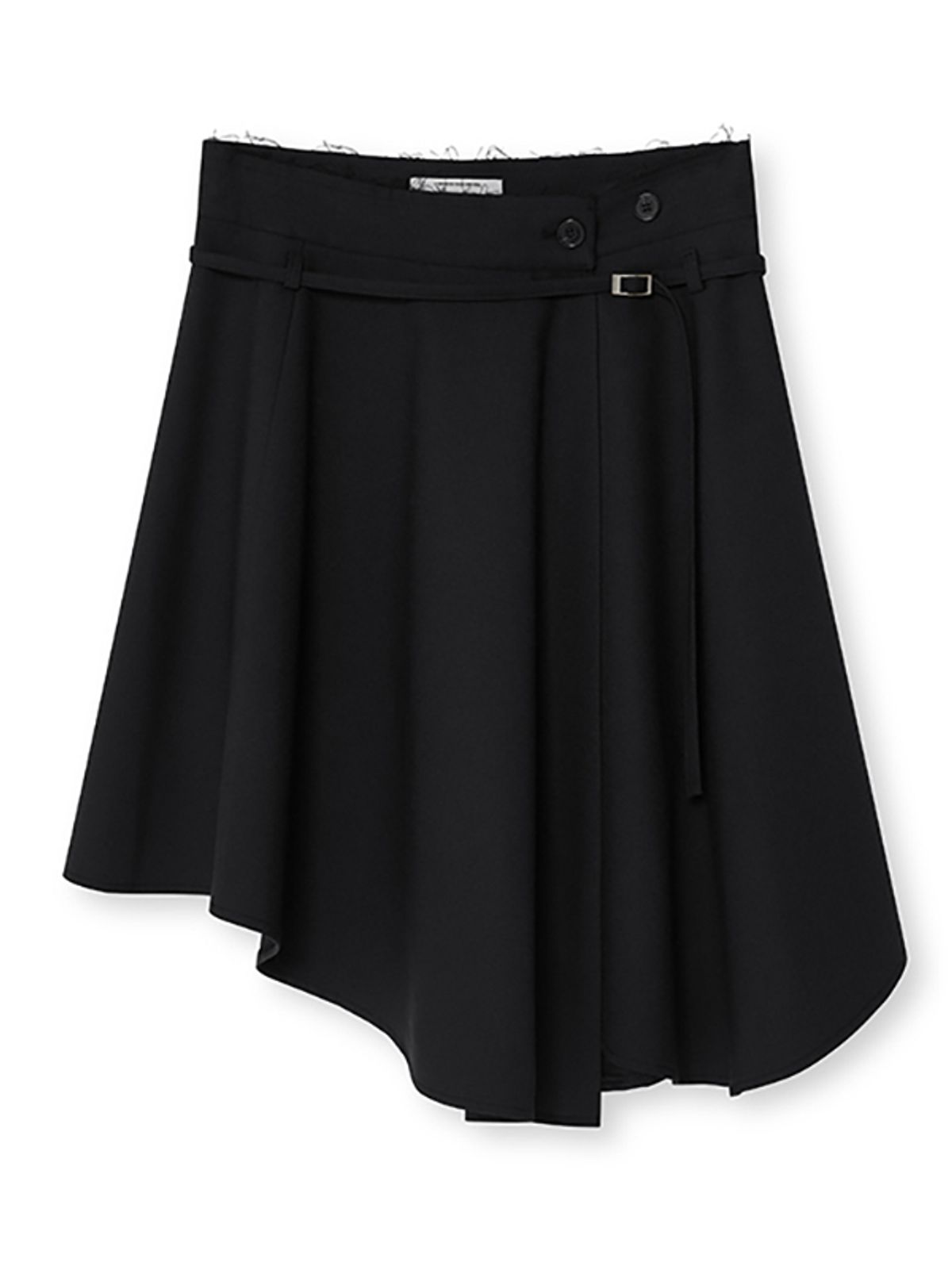 비바스튜디오(VIVASTUDIO) WOMAN LAMB MIDI SKIRT [BLACK]