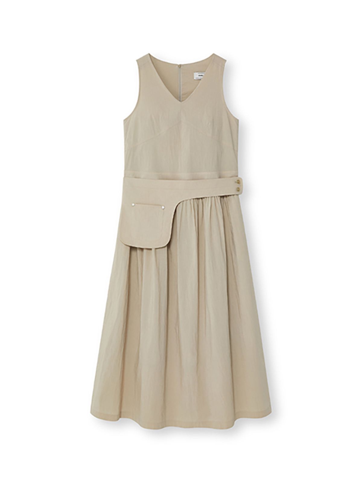 비바스튜디오(VIVASTUDIO) WOMAN BELTED DRESS [KHAKI]