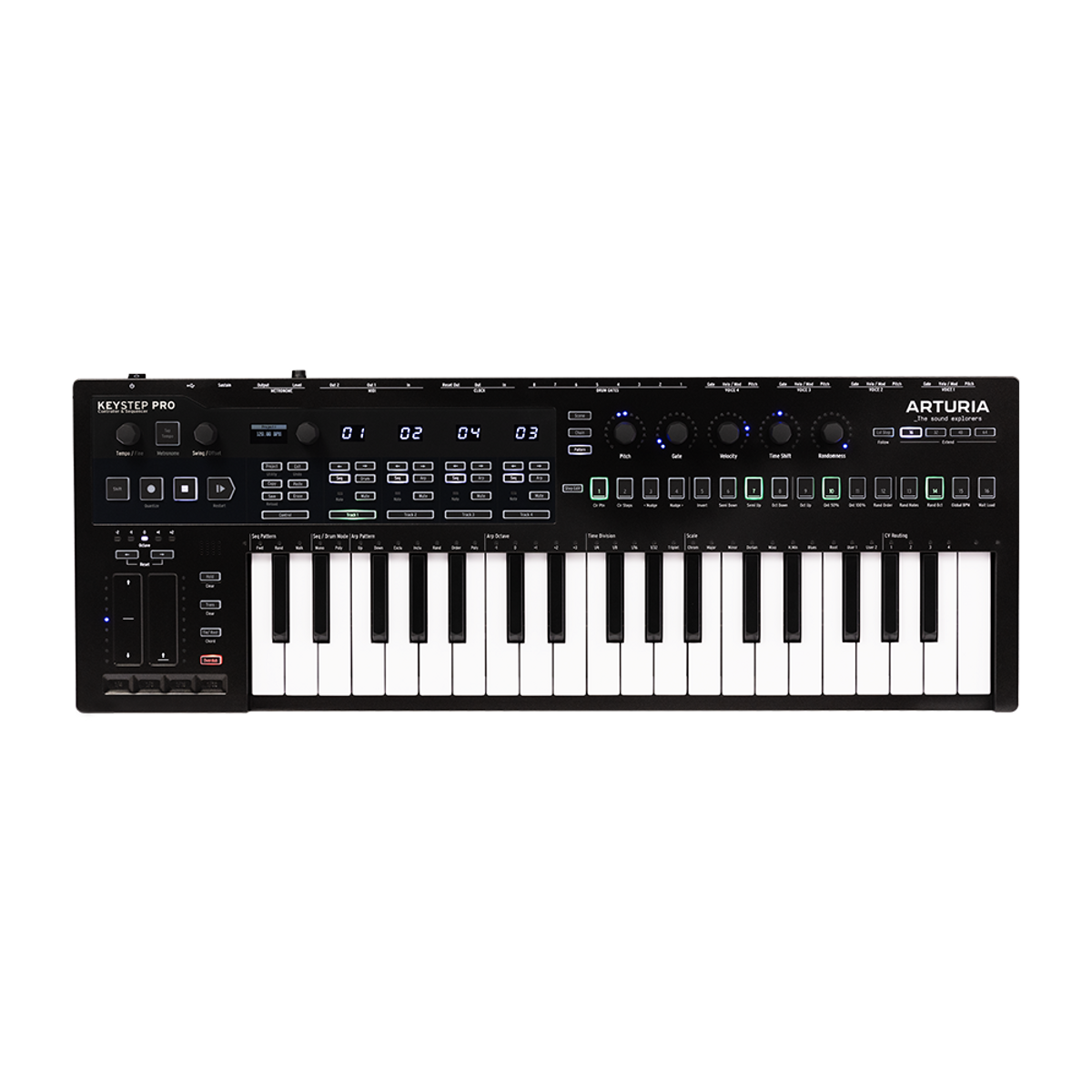 아투리아(ARTURIA) KeyStep Pro 키스탭 프로 올인원 키보드 시퀀서 미디컨트롤러_Chroma