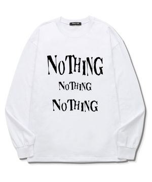 NOTHING FONT 롱슬리브 (SLS031) 화이트