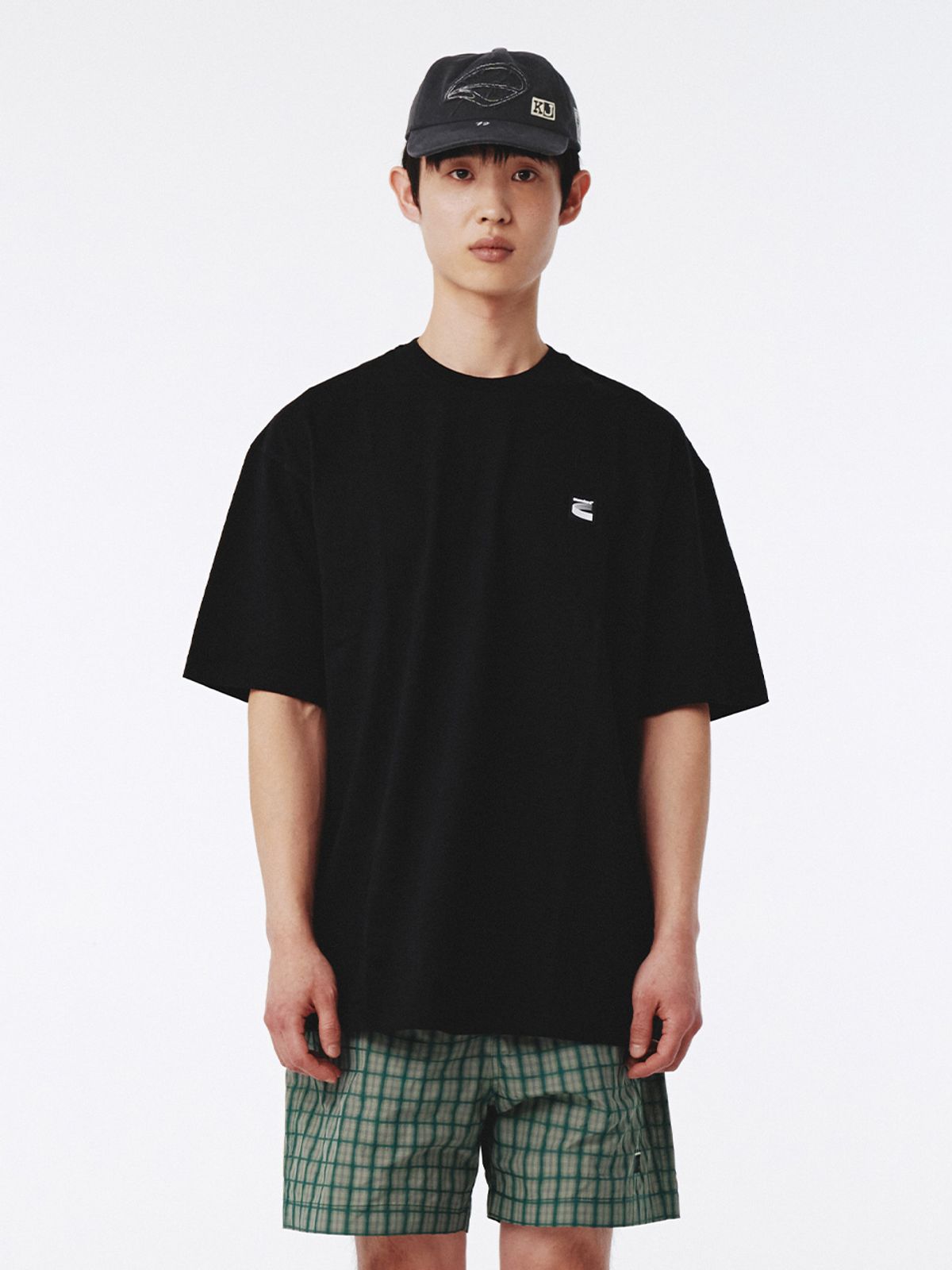 기준 맨(KIJUN MEN) Standard Oversized T-Shirt Black