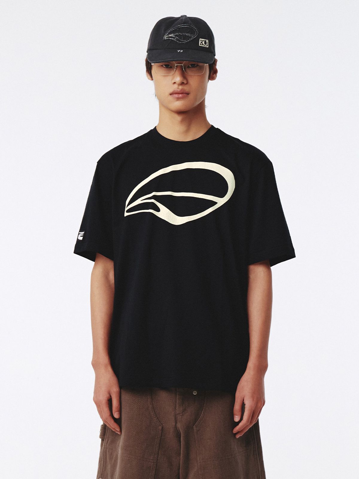 기준 맨(KIJUN MEN) Orbit T-Shirt Black