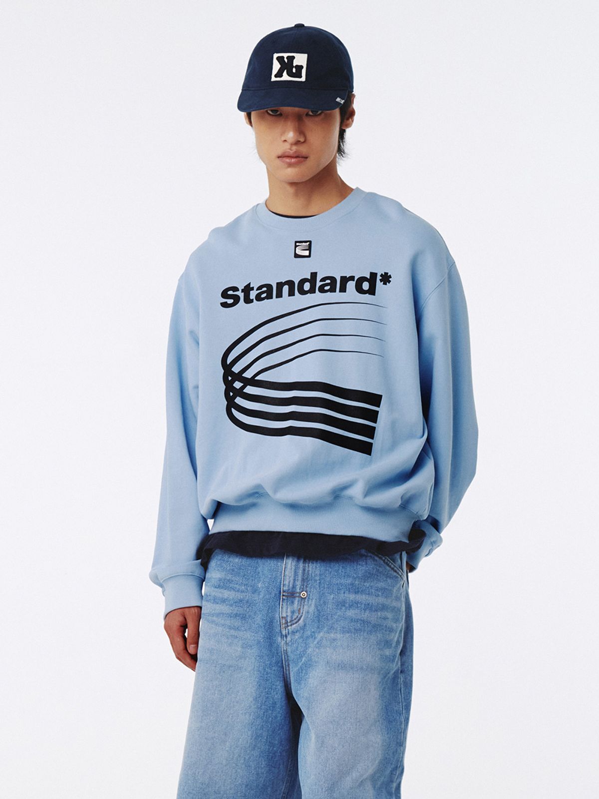 기준 맨(KIJUN MEN) Standard Pullover Sky Blue