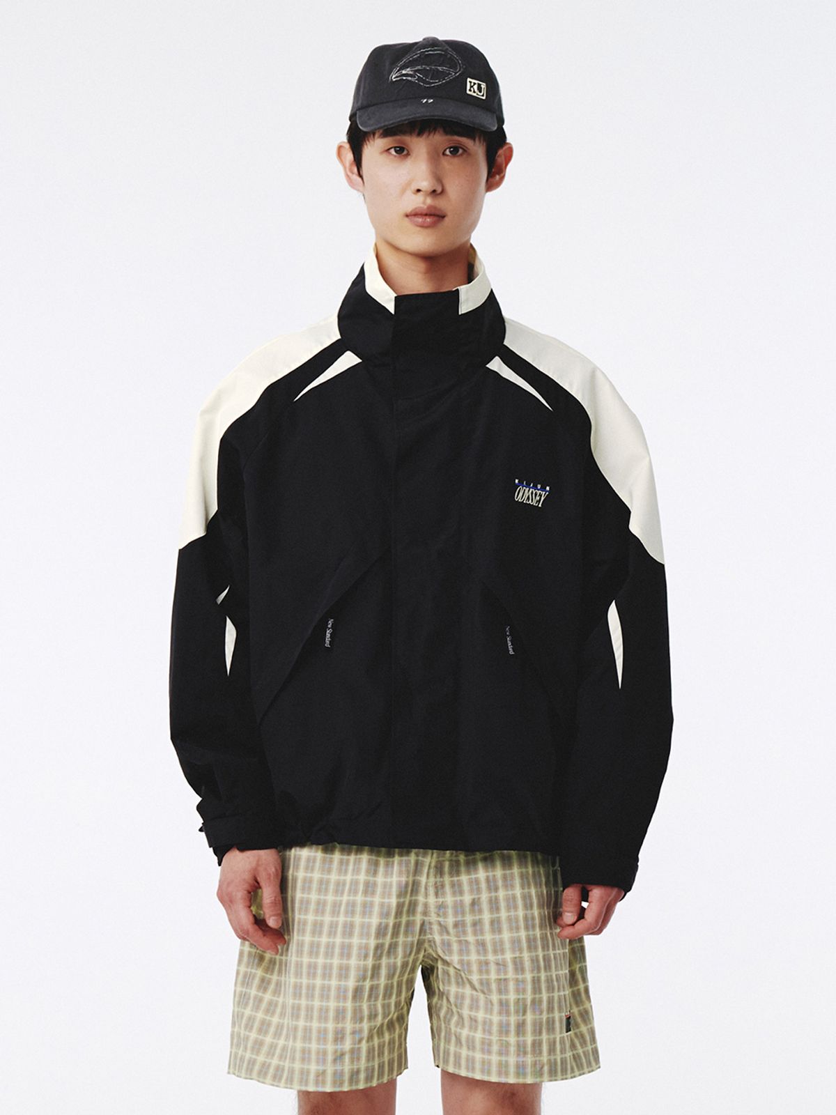 기준 맨(KIJUN MEN) Odyssey Shell Parka Black Ivory