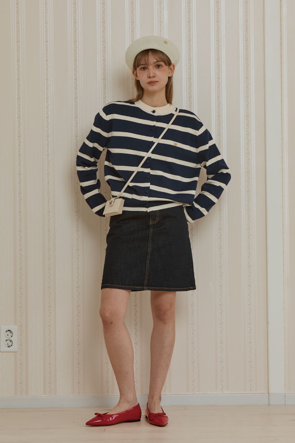아노에틱(ANOETIC) NON FADE BASIC MINI SKIRT