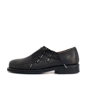 Oblique Derby Shoe_Black Beige