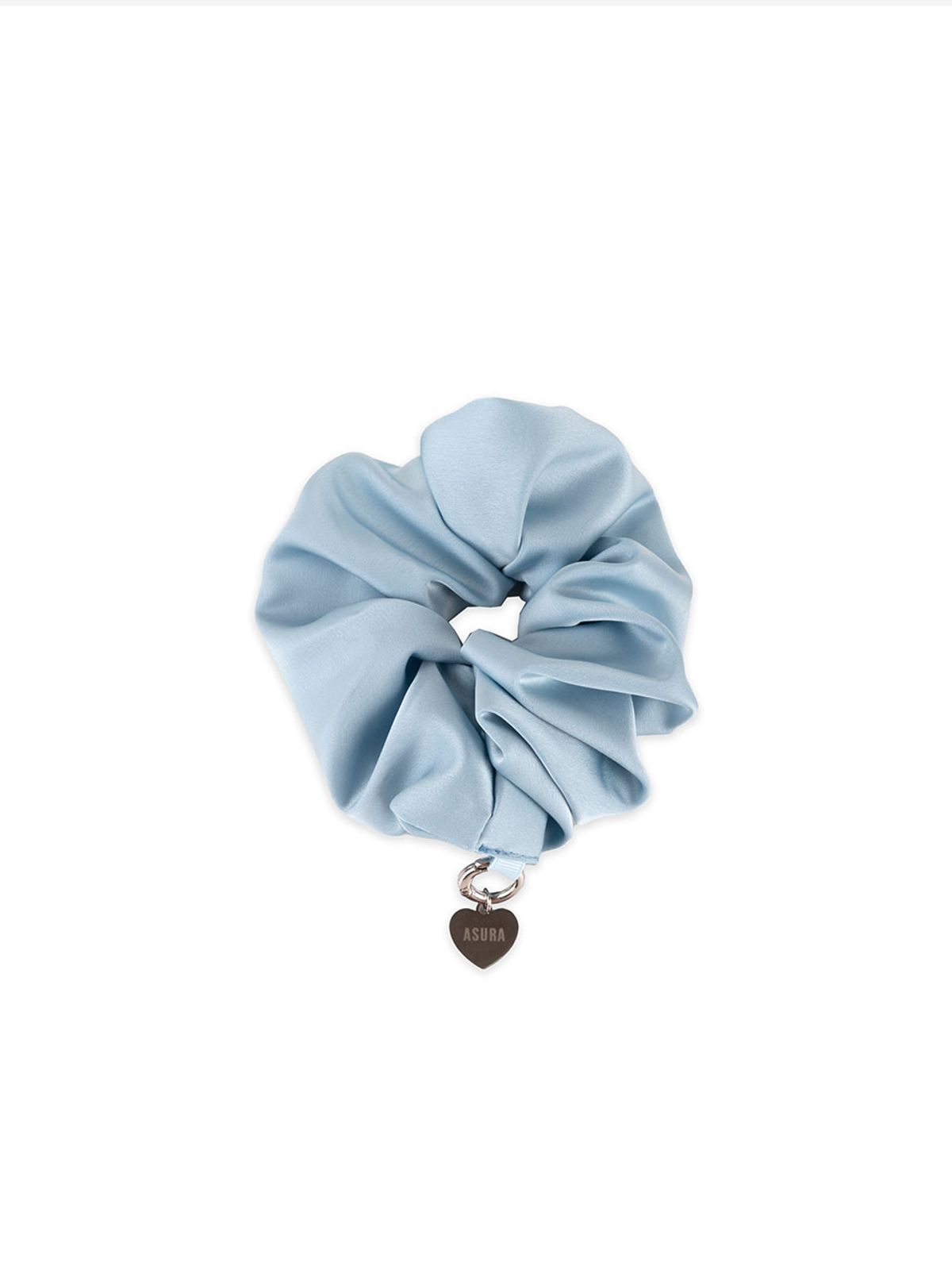 아수라(ASURA) SATIN KEYRING SCRUNCH (SKY BLUE)