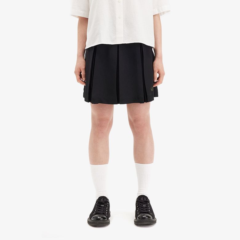 [Womens] 플리츠 테니스 스커트 - 블랙 AFPF2519104-102