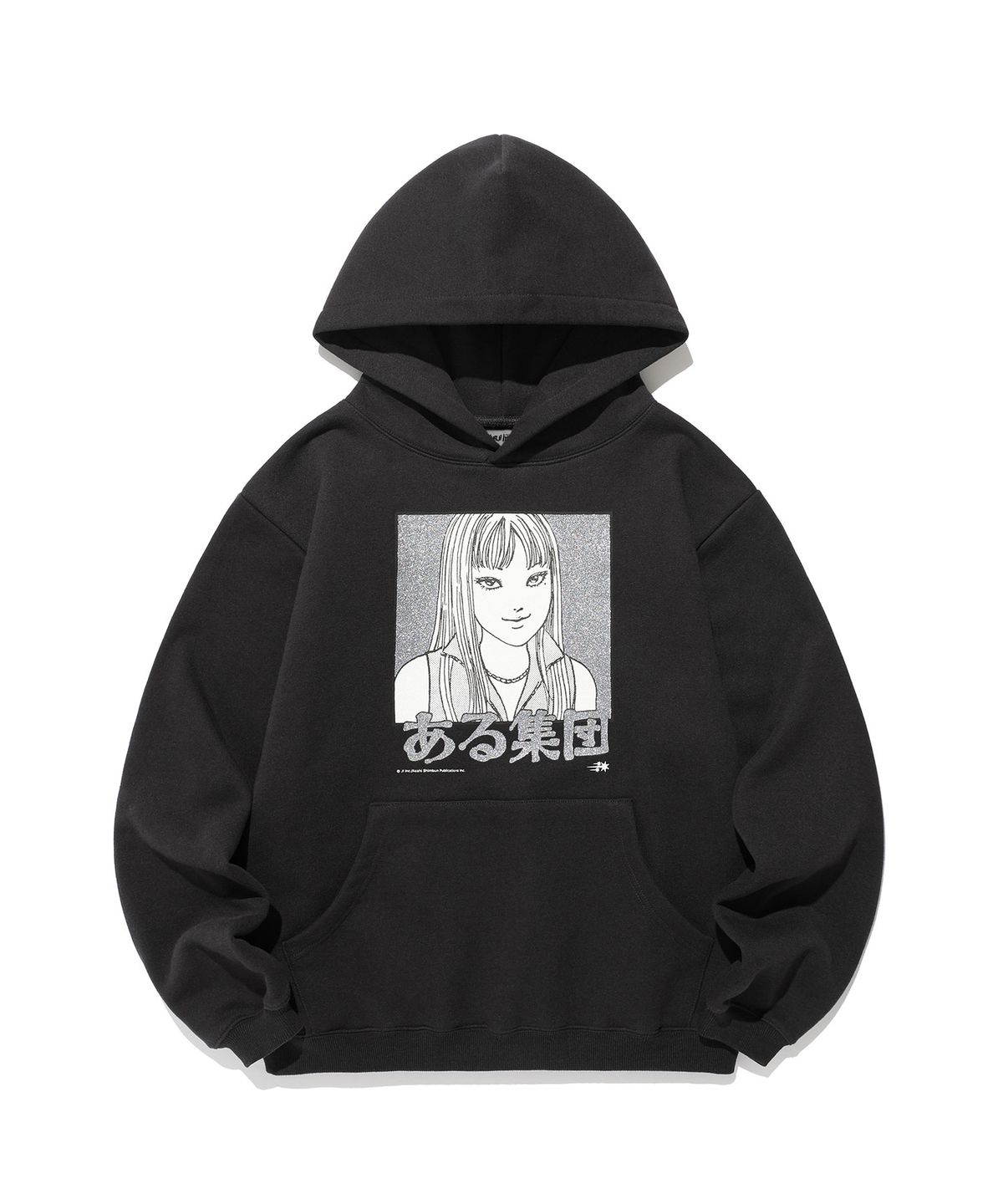나이스고스트클럽(NICEGHOSTCLUB) JUNJI ITO MANIAC TOMIE GLITTER HOODIE_BLACK(NG2FSUM407B)