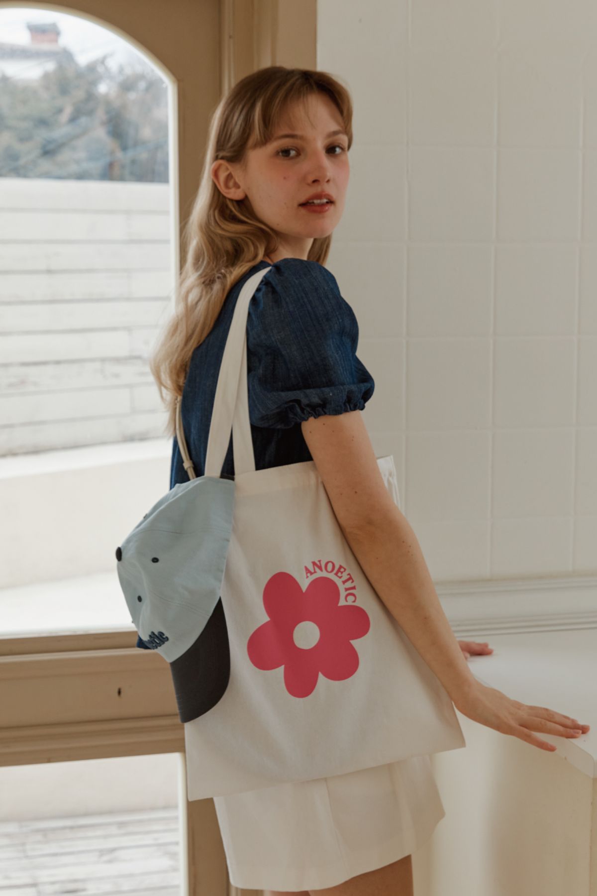 아노에틱(ANOETIC) ANC FLOWER ECO BAG_IVORY