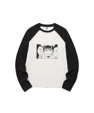 JUNJI ITO MANIAC SOUICHI SLIM L/S TEE_WHITE(NG2FSUM445B)