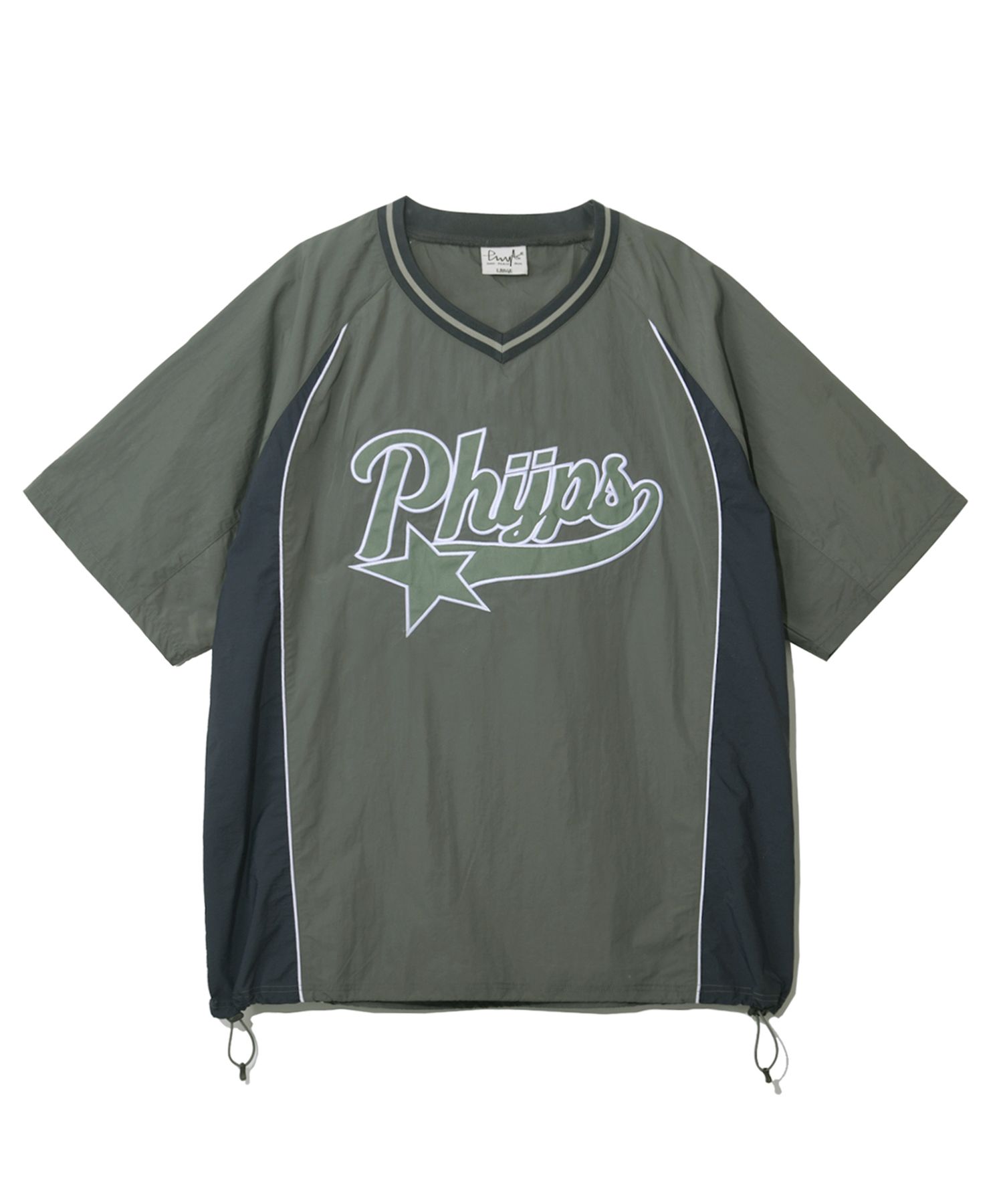 ◆PHYPS Check Startail String Short Sleeve T-shirt/2色◆ ☆ Phyps Department☆ Check Startail String Short Sleeve T