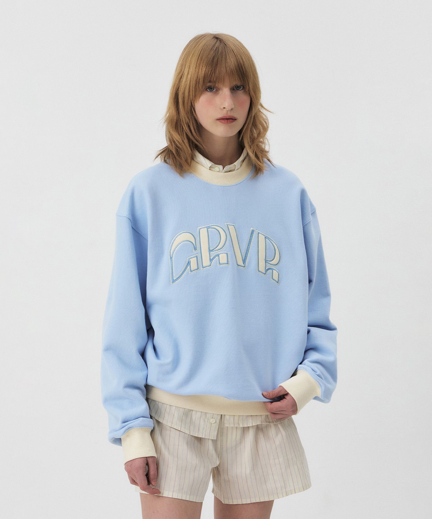 MUSINSA公式 | GROVE GRVR COLOR SWEATSHIRT [3COLORS]