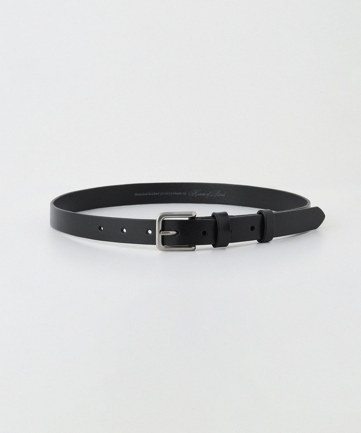 하우스 오브 폰드(HOUSE OF POND) Full Grain Cow Leather Belt_Black