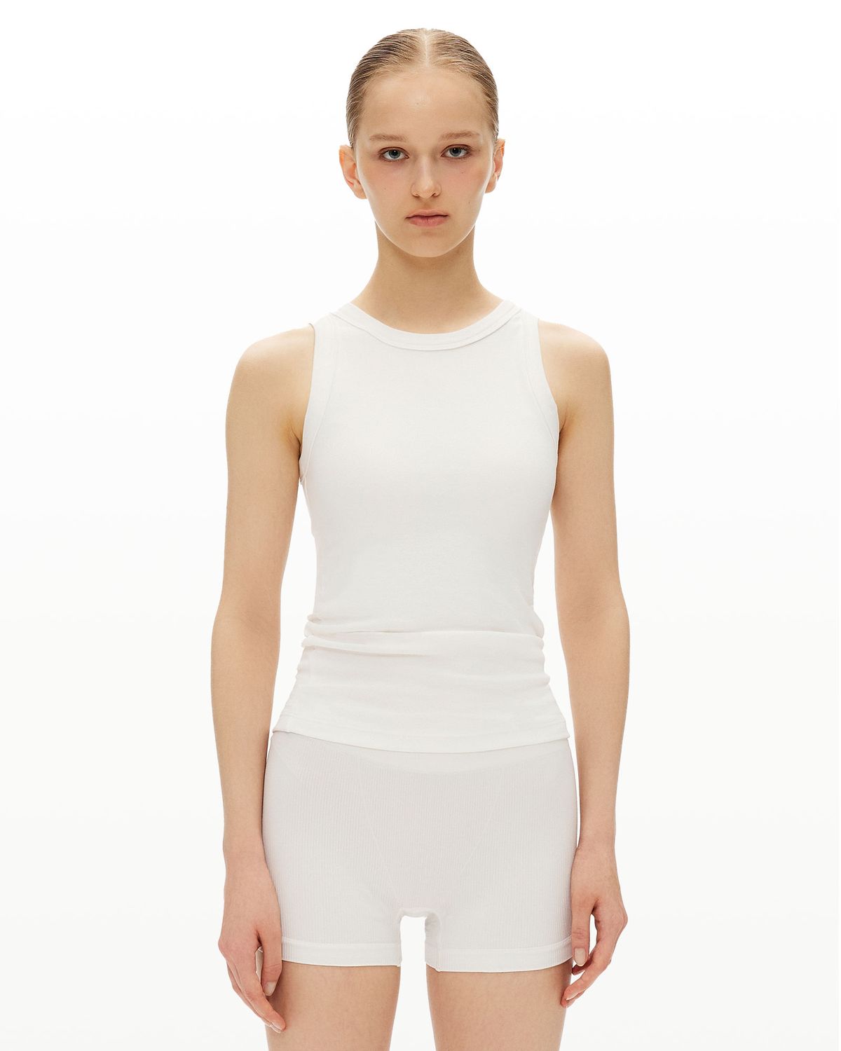 후포(HOOPOE) hoopoe tank top _pure white