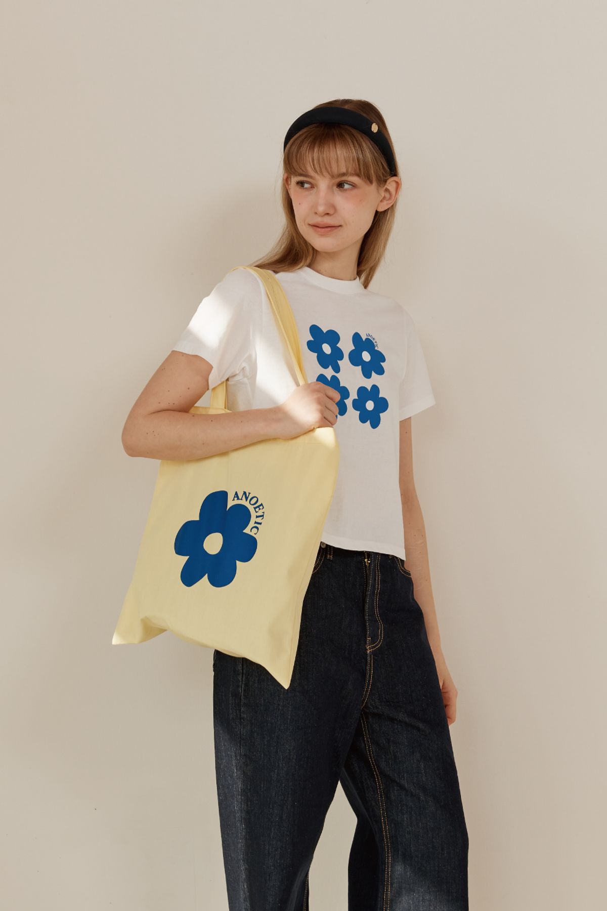 아노에틱(ANOETIC) ANC FLOWER ECO BAG_YELLOW