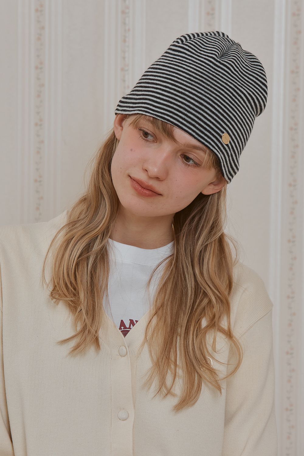●ANOETIC● ANC LOGO STRIPE BEANIEGREEN m1037_963601 MUSINSA | ANOETIC ANC LOGO STRIPE BEANIE_BLACK