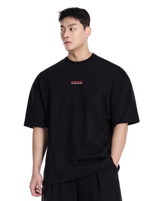 특양면 헤비머슬러 오버핏 반팔 티셔츠_2Color