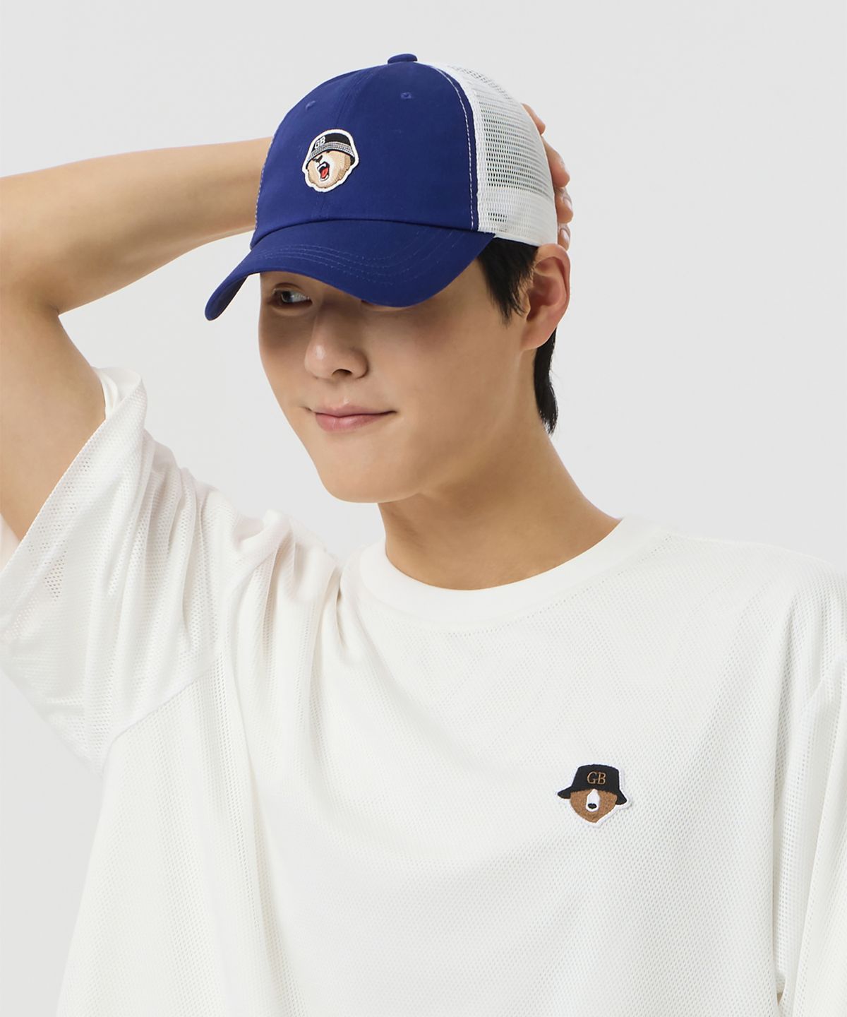 골든베어(GOLDEN BEAR) Trucker Mesh Cap_G6RAX25341BUX