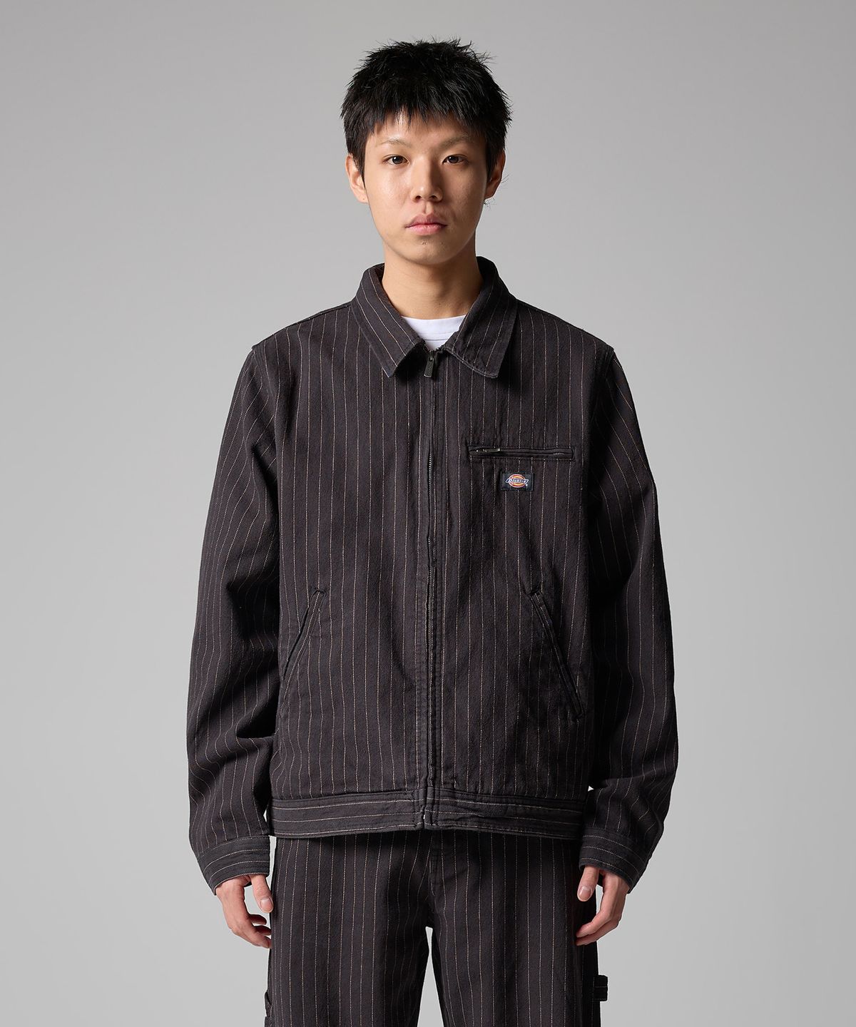 디키즈(DICKIES) 히코리 아이크 재킷 Black